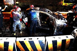 Philippine Air force QC Car accident