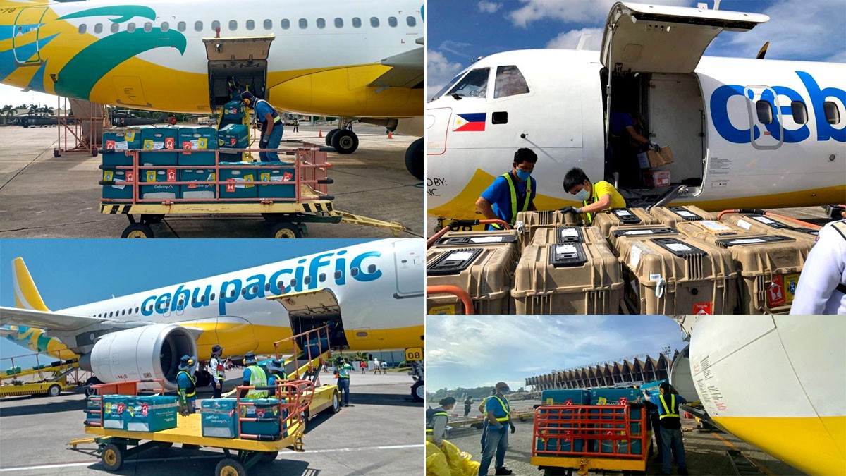 50-M vaccine doses vs COVID-19 naihatid ng Cebu Pacific