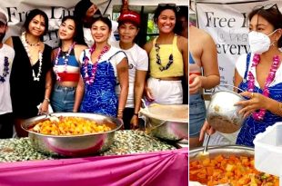 Nadine Lustre Siargao feeding program