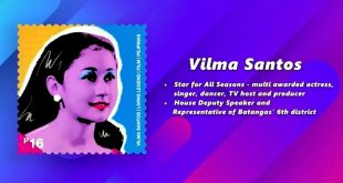 Vilma Santos PHLPost commemorative stamp
