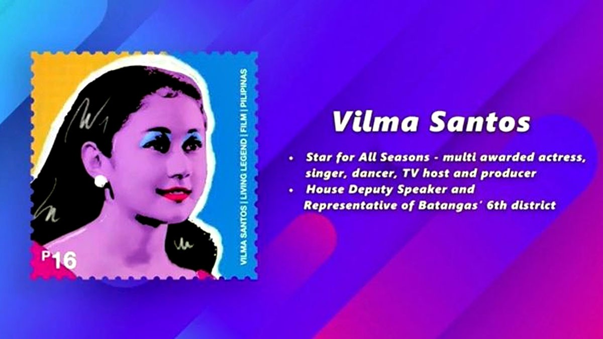 Vilma Santos PHLPost commemorative stamp