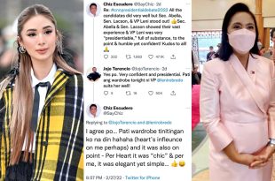 Heart Evangelista Leni Robredo