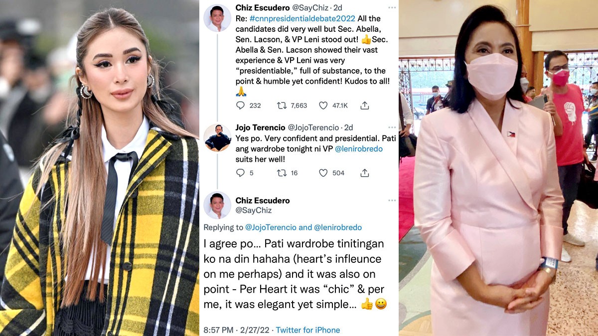 Heart Evangelista Leni Robredo