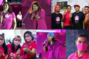 Leni Robredo Bacolod rally artists