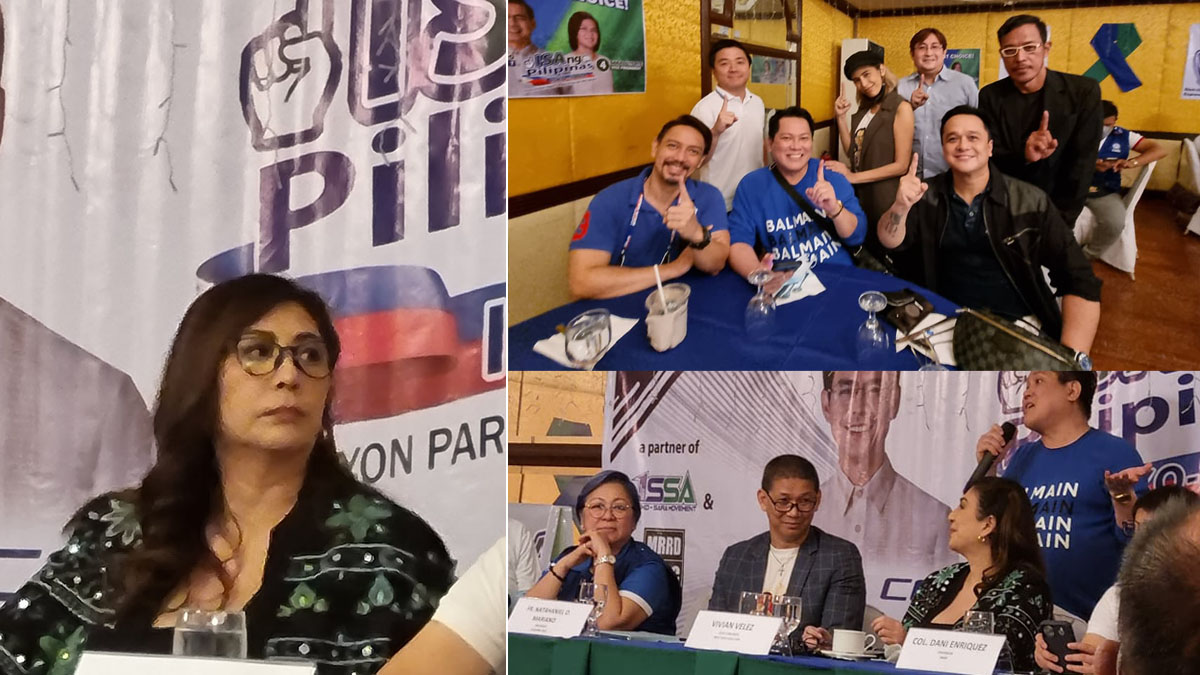 Vivian Velez ISAng Pilipinas Edith Fider Isko-Sara