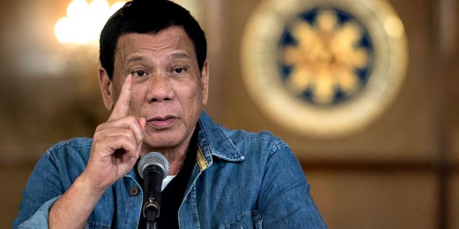 Rodrigo Duterte Point Finger Warning