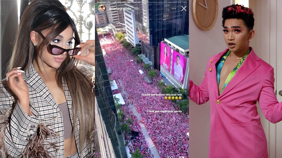 Ariana Grande Leni Robredo Kiko Pangilinan Bretman Rock