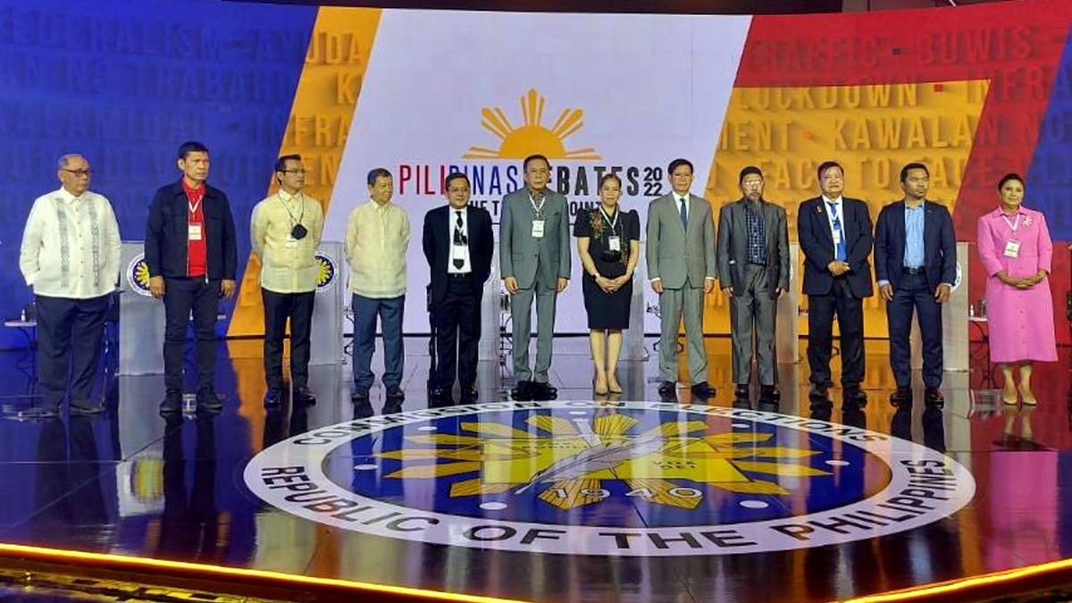 presidential debate comelec pilipinas