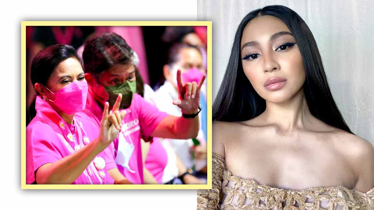 Nadine Lustre Leni Robredo Kiko Pangilinan