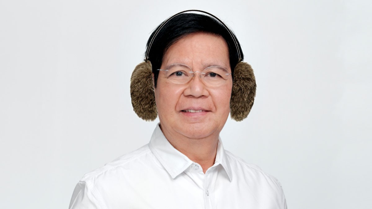 Ping Lacson earmuffs