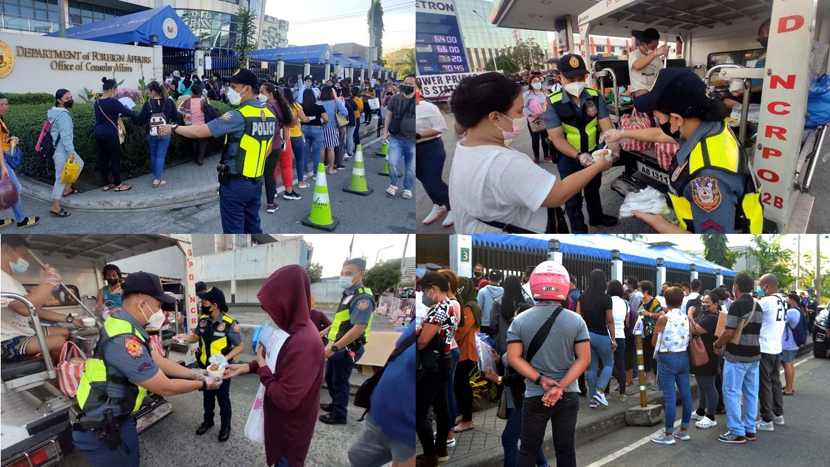 DFA Parañaque PNP Food