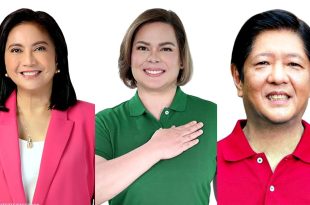 Leni Robredo Sara Duterte Bongbong Marcos