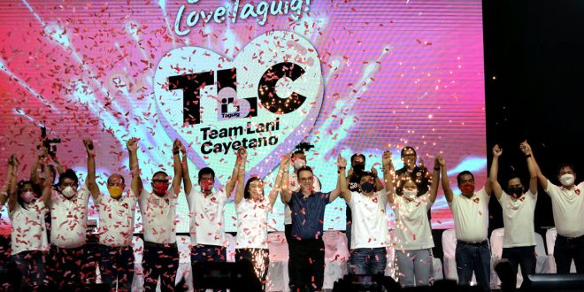 Allan Peter Cayetano Lani Cayetano TLC Lunas Partylist Yacap Partylist