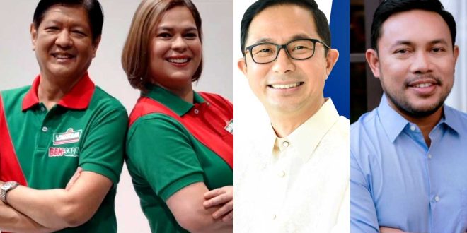 Bongbong Marcos Sara Duterte Jerry Yaokasin Mark Villar