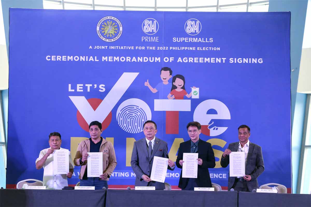 Comelec SM Supermalls SM Prime Vote Pinas