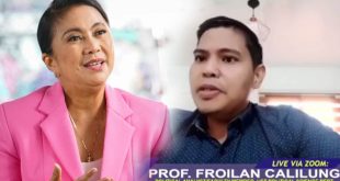 Leni Robredo Froilan Calilung