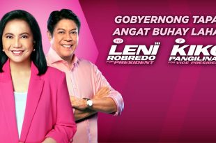 Leni Robredo Kiko Pangilinan