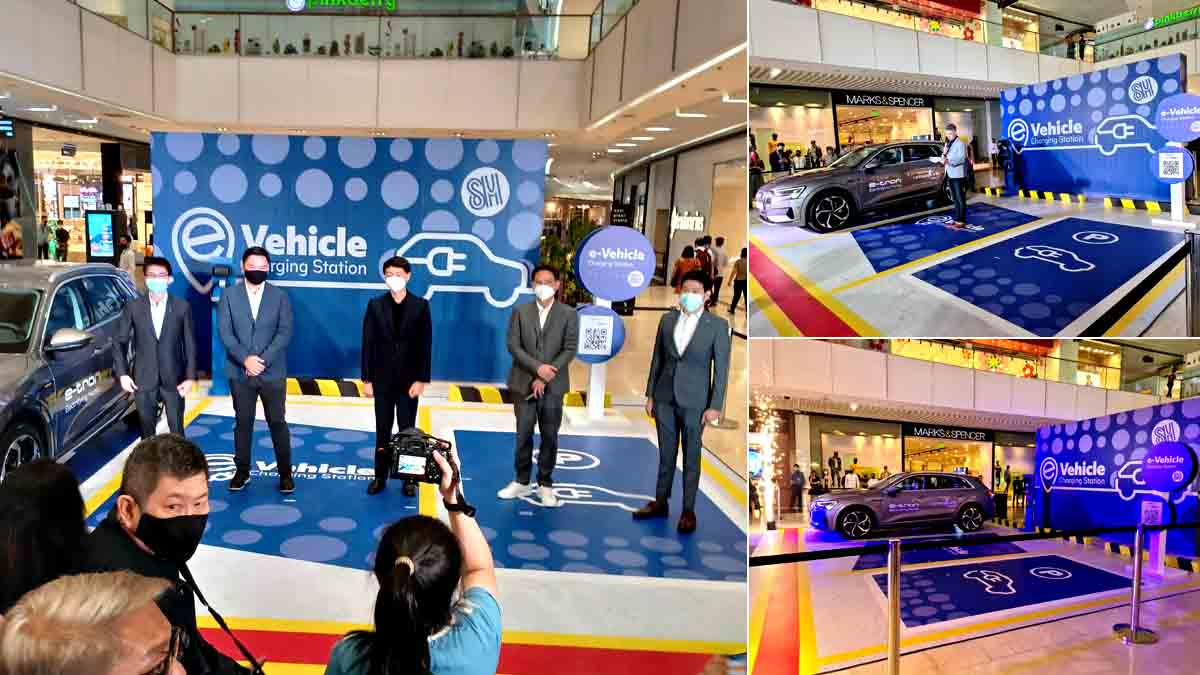 SM Aura Electronic Vehicles EV Charging