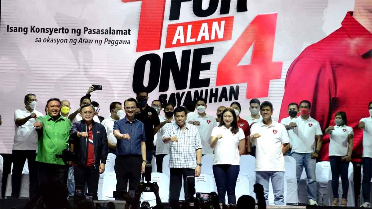 Alan Peter Cayetano Rodrigo Duterte Lunas Partylist Taguig