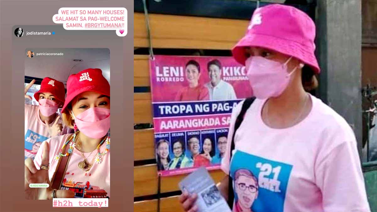Jodi Sta Maria Leni Robredo Kiko Pangilinan Chel Diokno 2