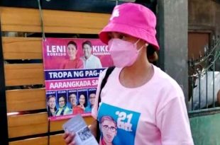 Jodi Sta Maria Leni Robredo Kiko Pangilinan Chel Diokno