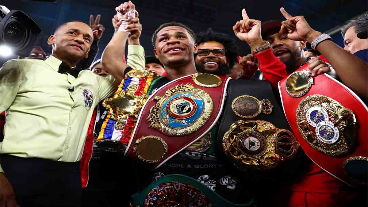 Devin Haney undisputed champion
