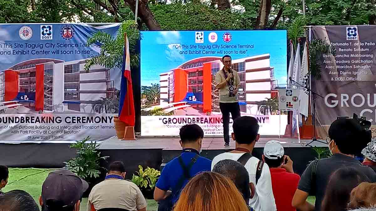 Alan Peter Cayetano Groundbreaking Taguig City Science Terminal and Exhibit Center