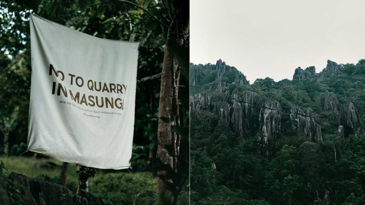 Masungi Geopark Project Quarrying