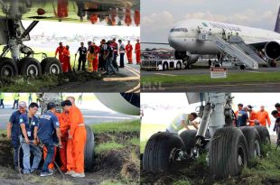 Saudia Airlines plane nabalaho sa NAIA T1