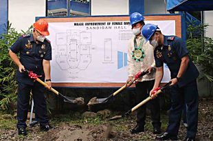 Groundbreaking ceremony para sa Female Barracks ng Laguna PPO