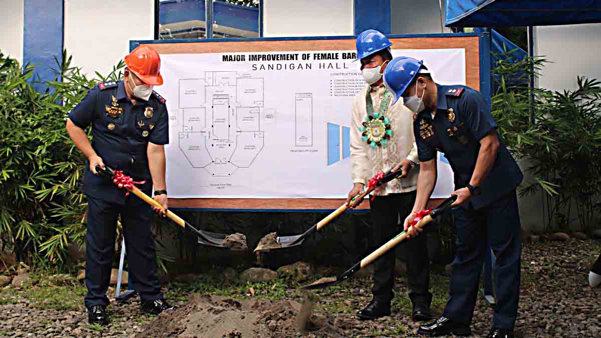 Groundbreaking ceremony para sa Female Barracks ng Laguna PPO