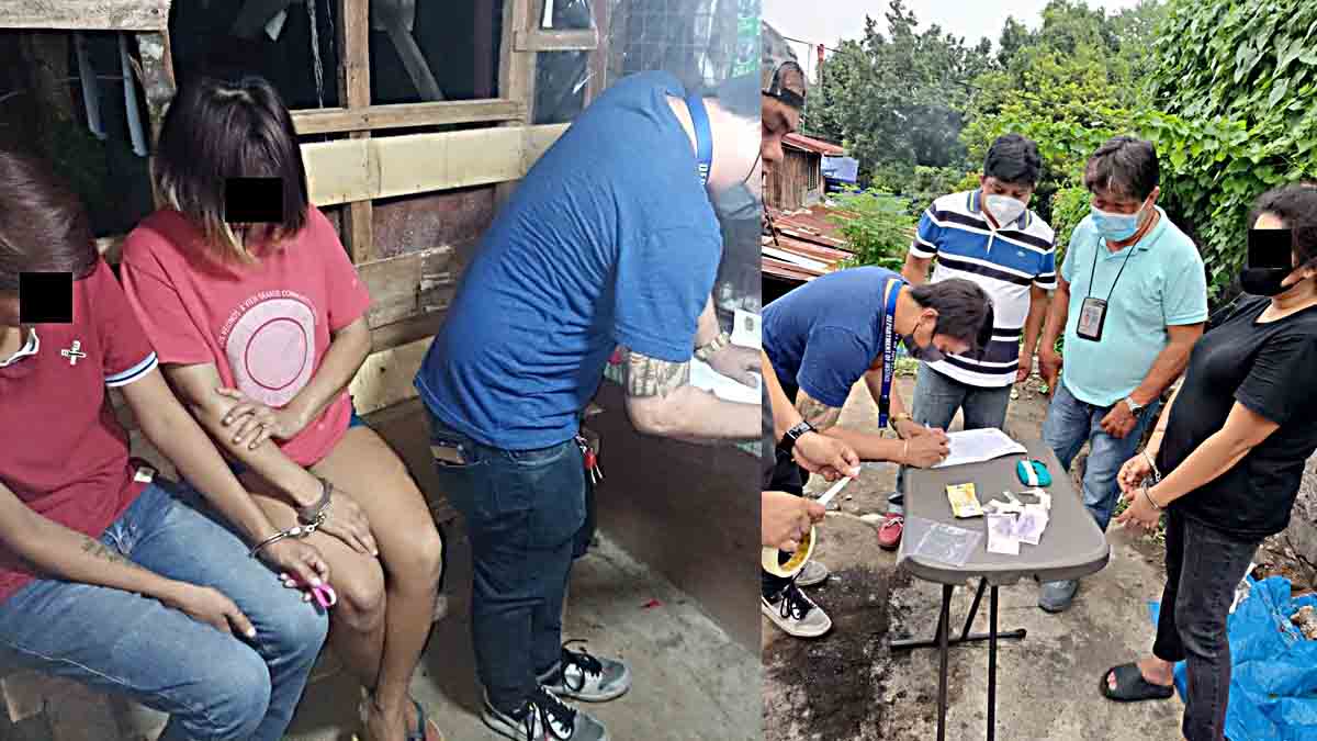 3 babaeng durugista arestado sa buy bust operation Boy Palatino