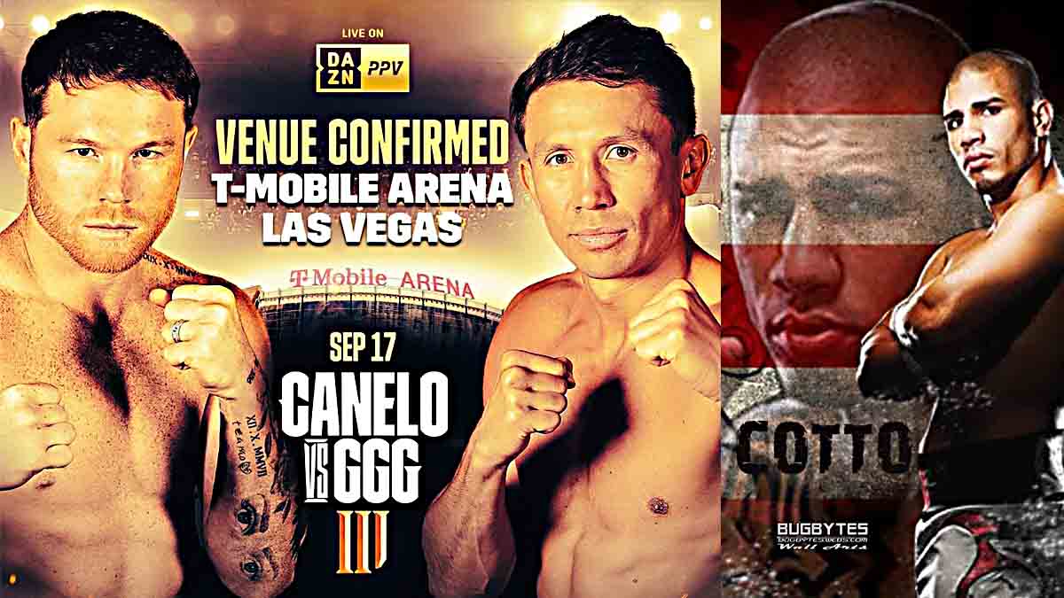 Canelo Alvarez Gennadiy Golovkin Miguel Cotto