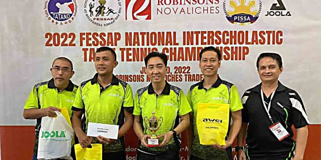 FESSAP Nat’l Interscholastic Table Tennis Championship