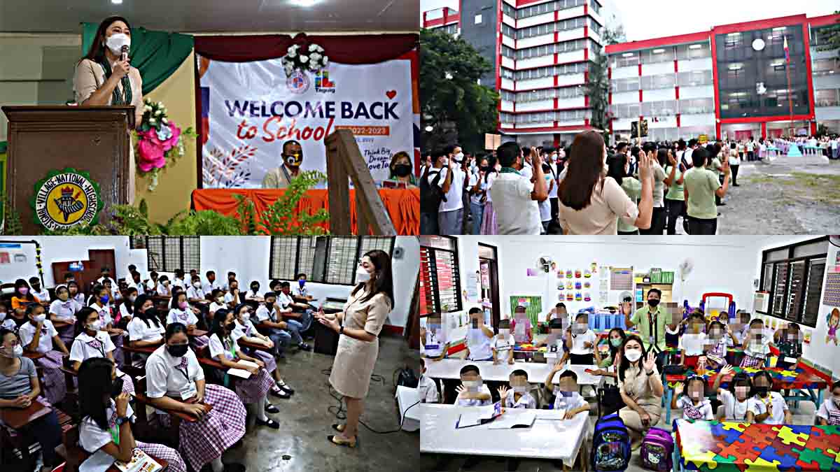 Lani Cayetano Taguig Signal Village School