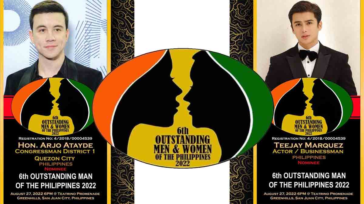 6th Outstanding Men and Woman 2022 Arjo Atayde Teejay Marquez