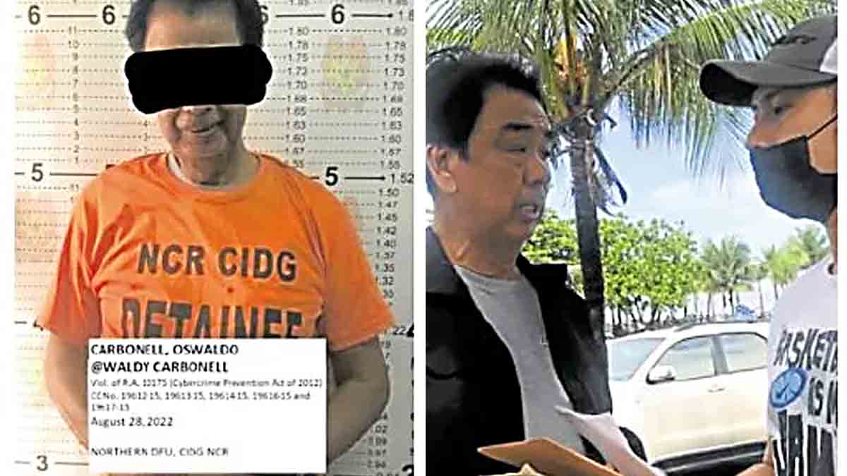 Waldy Carbonell Cyber Libel Arrest