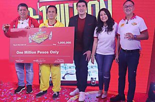 Maxwell Salva Cruz Ginebra Tres Swertes Million