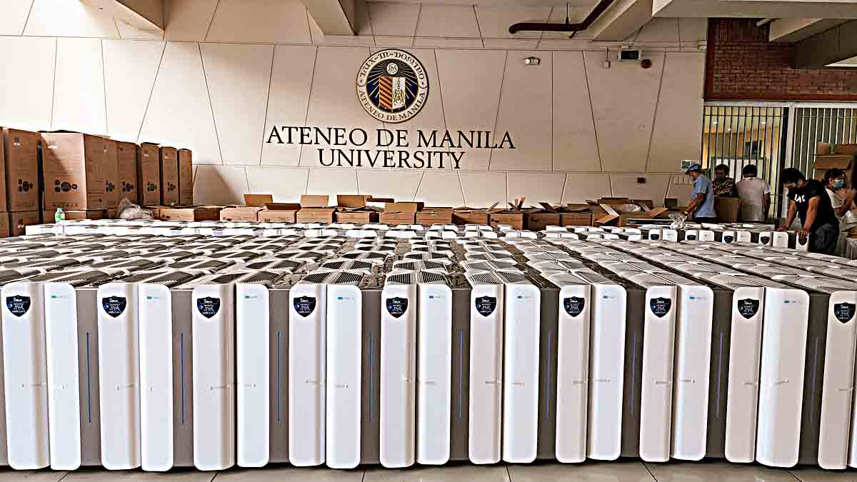UV Care air purifier ADMU Ateneo