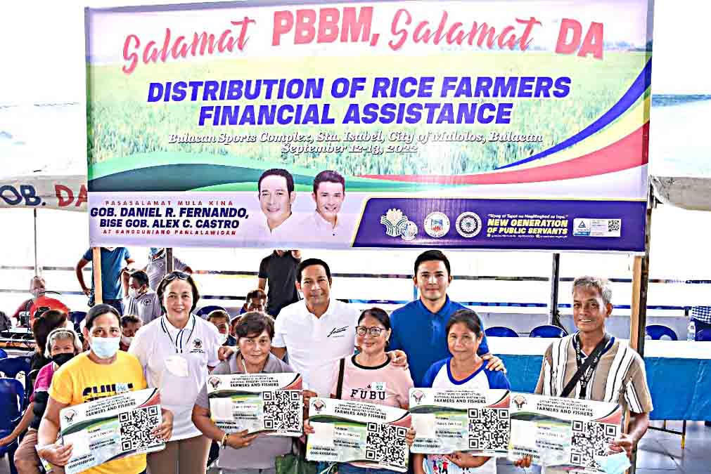 7, 684 magsasaka sa Bulacan tatanggap ng tig-5k financial assistance