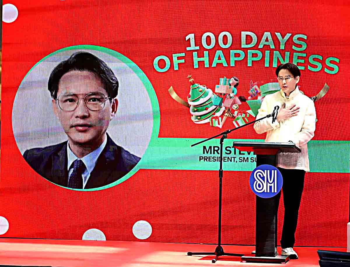 SM Steven Tan 100 days of hapiness