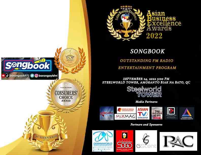 Songbook Asian Business Excellence Awards