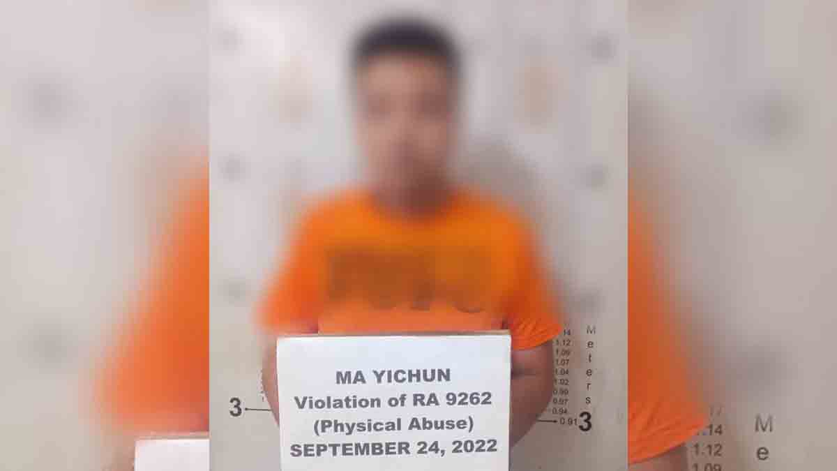 Chinese national arestado sa pananakit sa ka-live-in na Pinay