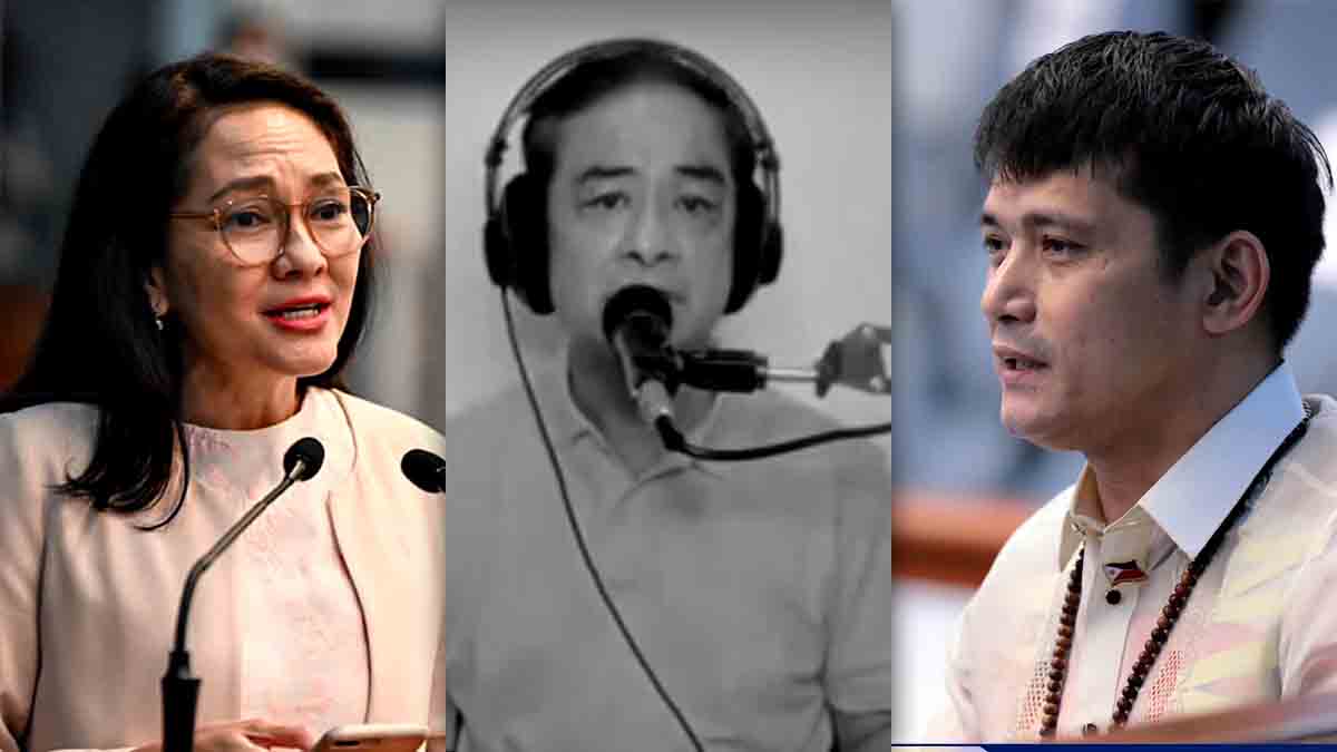 Percy Lapid Risa Hontiveros Robin Padilla