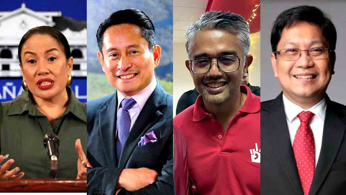 Trixie Cruz-Angeles Mike Toledo Gilbert Remulla Cesar Chavez