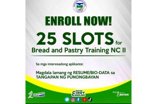 Bread and Pastry Training NC II