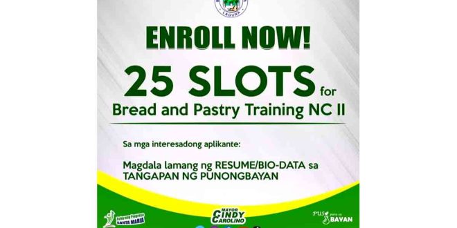 Bread and Pastry Training NC II