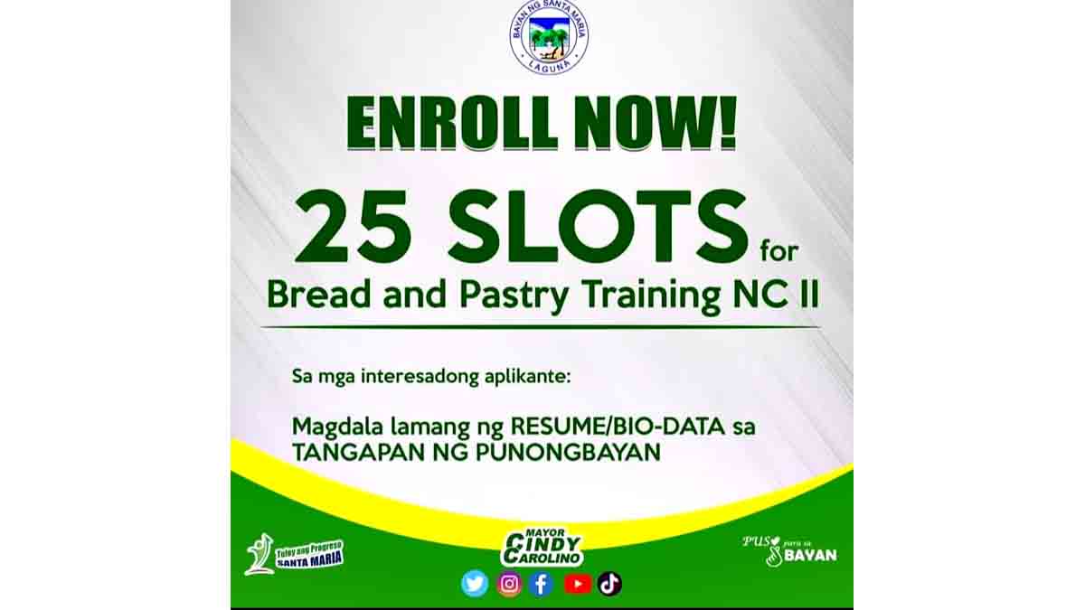 Bread and Pastry Training NC II