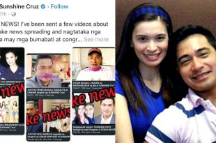 Sunshine Cruz Cesar Montano