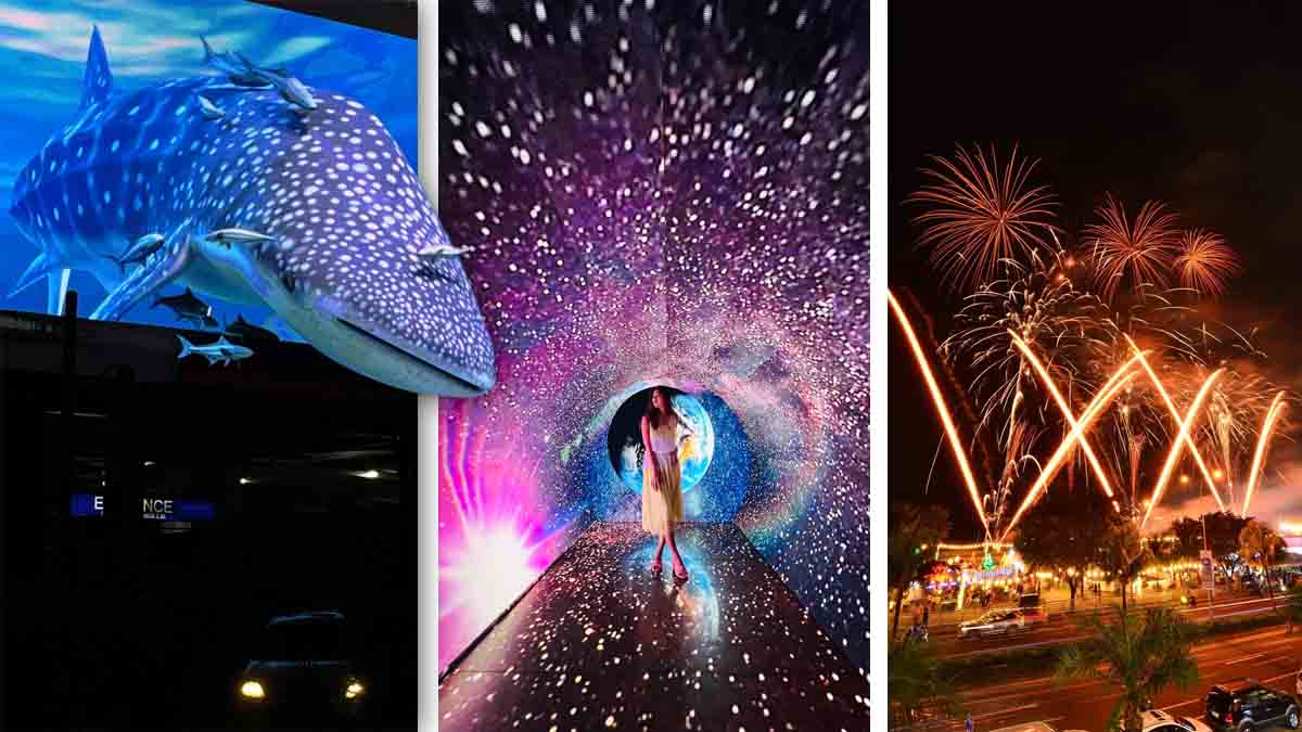 SM Supermalls 3D Whale Shark Space Tunnel